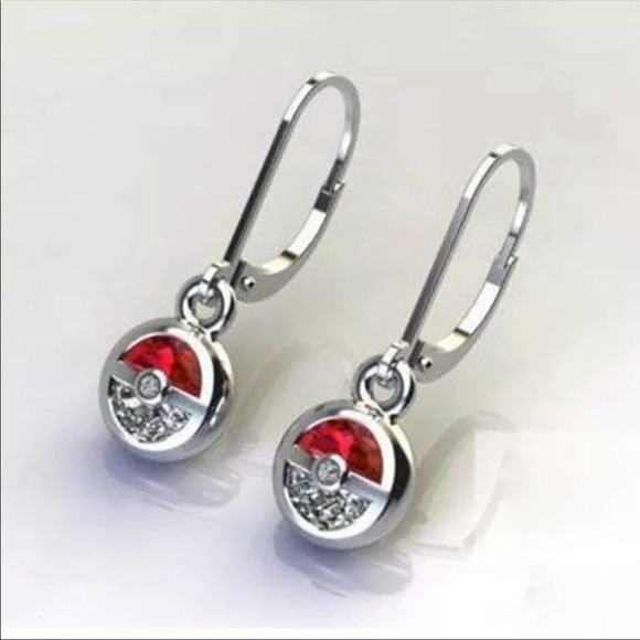 Pokémon Poke Ball earrings - Picture 9 of 10